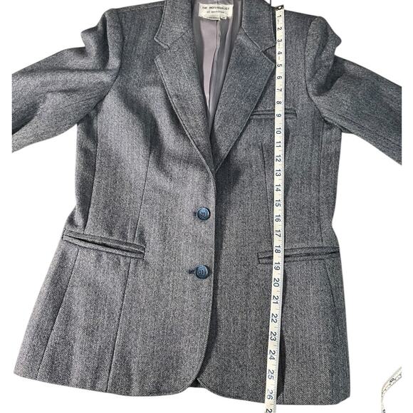 The Individualist at Nordstrom 100% Wool Size 10 Light Blue Blazer Work Wear - Picture 8 of 10